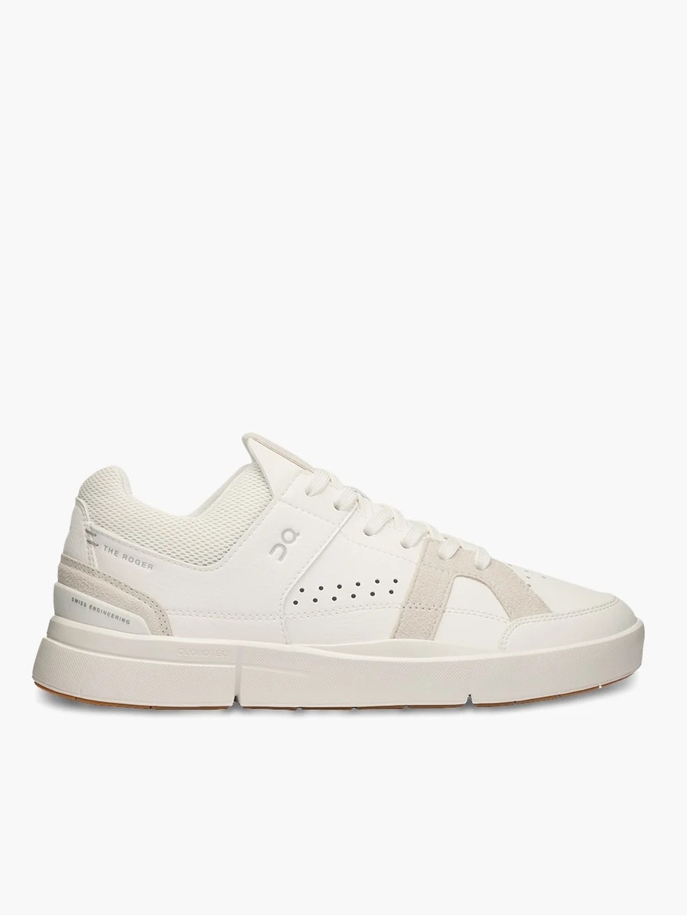 ON FOOTWEAR Women's The ROGER Clubhouse Shoe Ivory 9